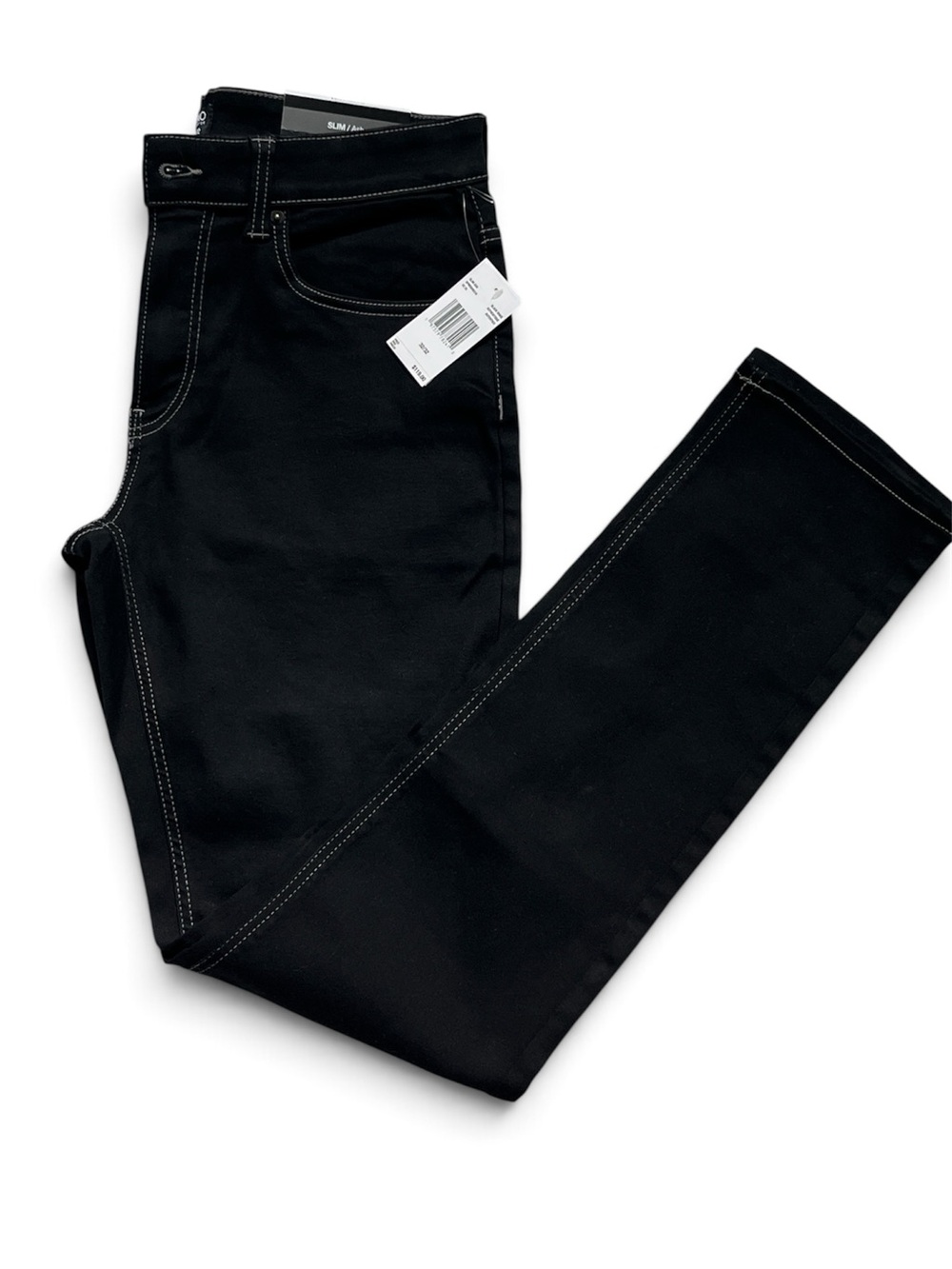 Buffalo David Bitton Black Jeans Slim Ash